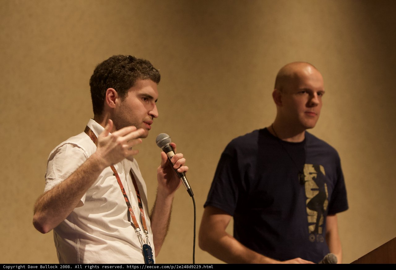 Two Men Taking the Stage at DEFCON