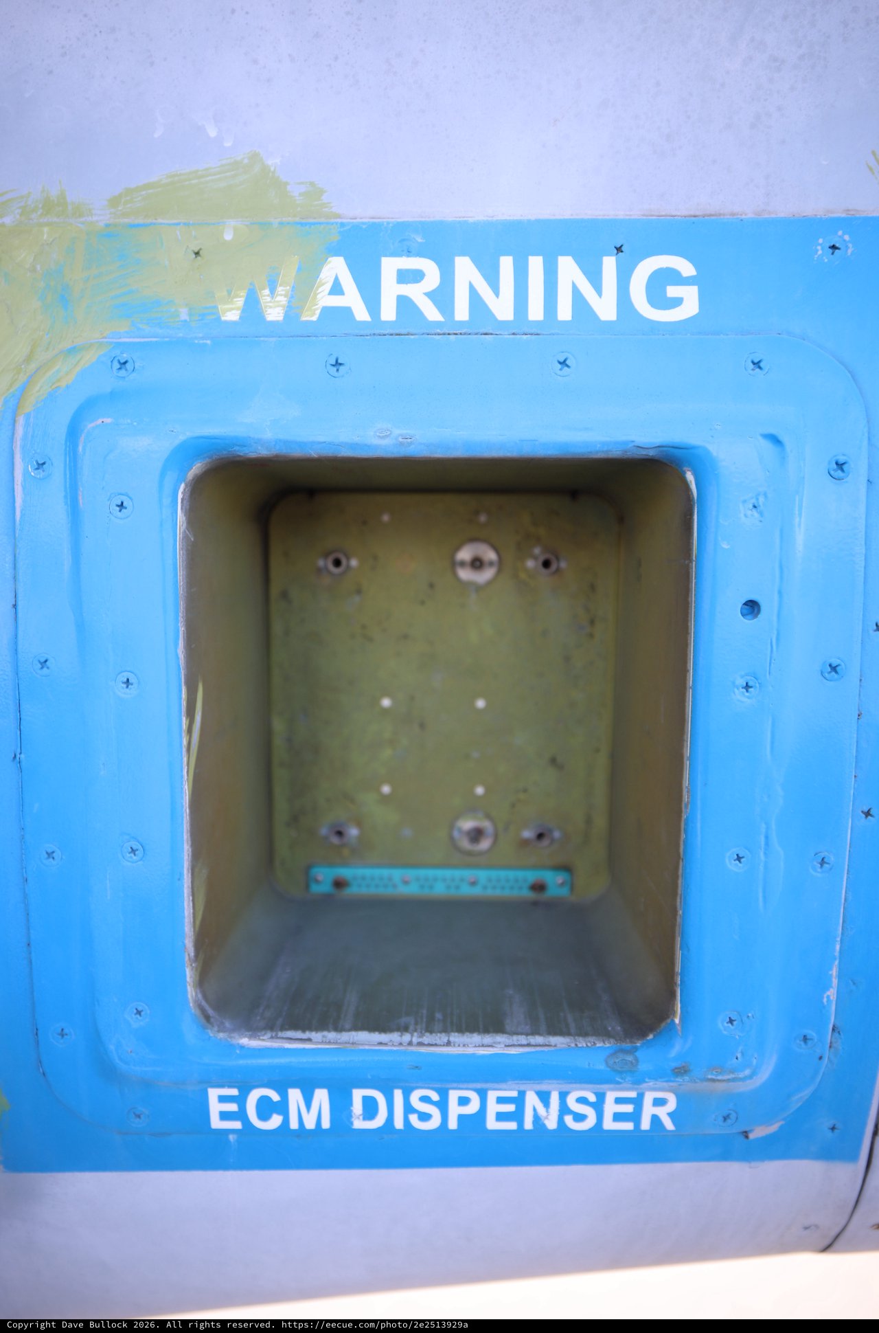 ECM Dispenser Warning Hatch Aboard USS Hornet