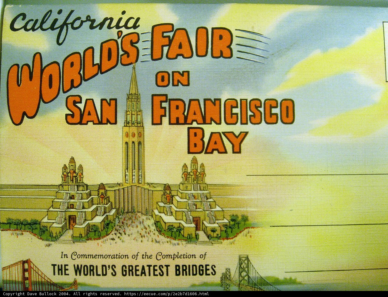 California World's Fair Advertisement