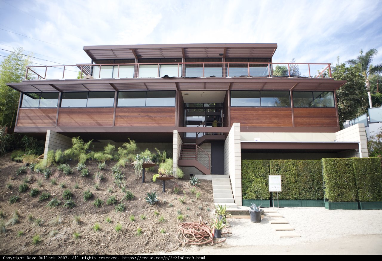 Modern Home with Spacious Deck and Stairs