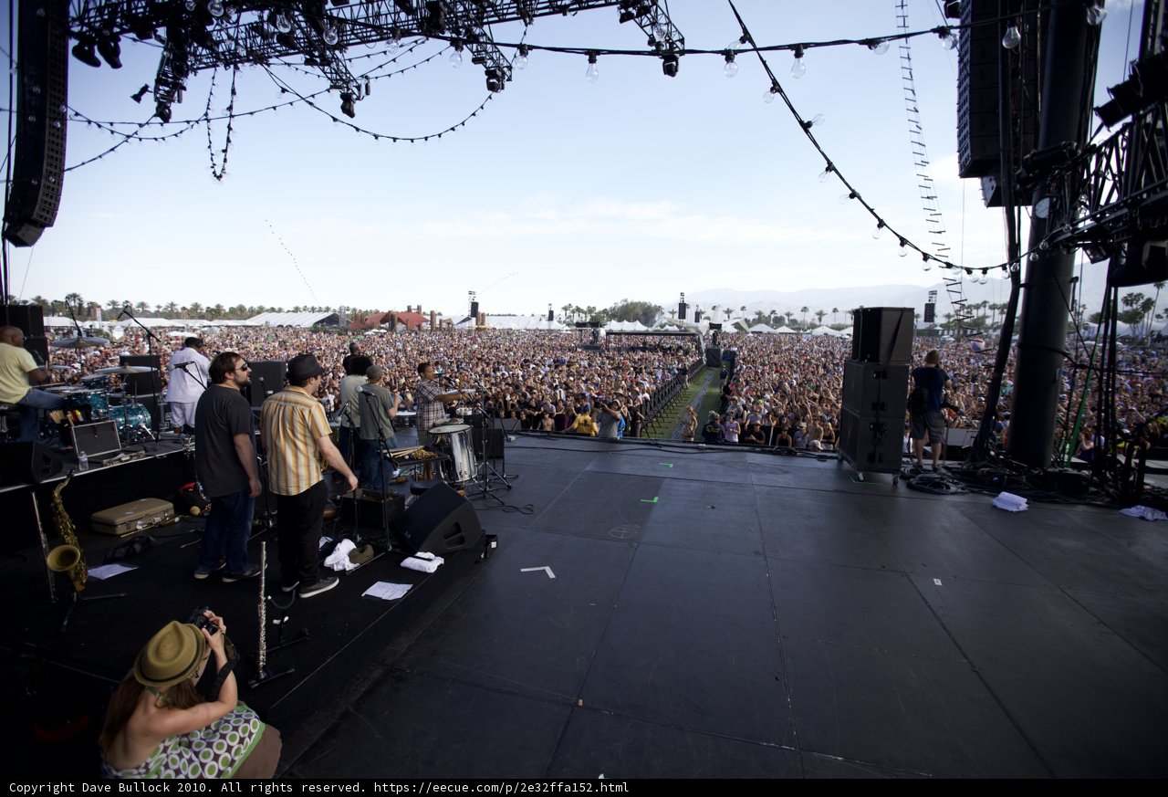 Crowd Rocking Out to Concert Performance