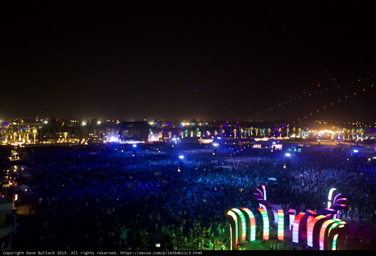 Illuminating the Night Sky at Coachella