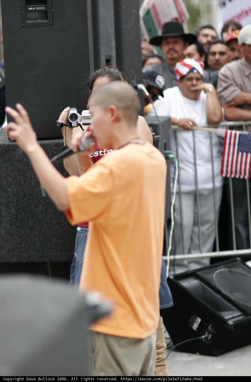 Student Activist Takes the Mic