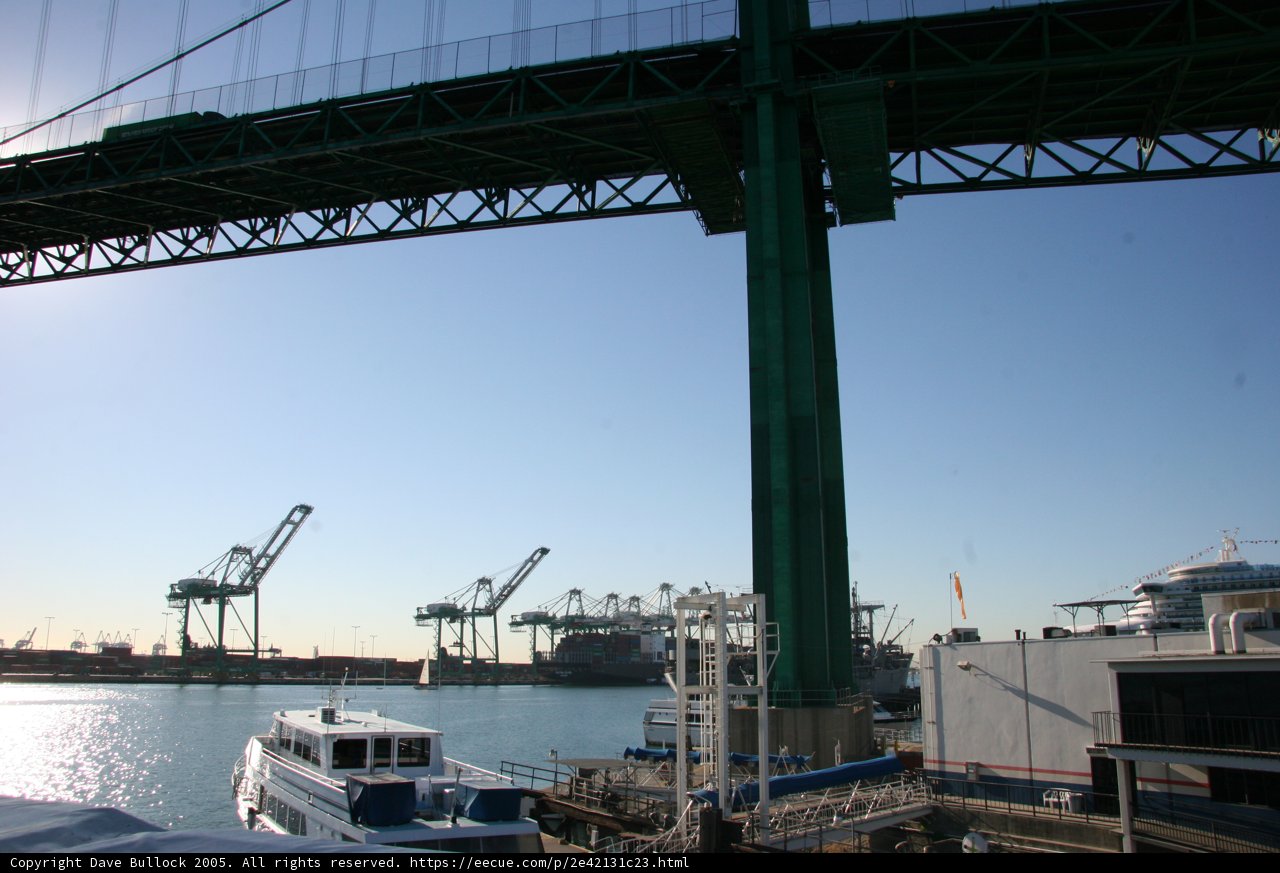 A Picturesque View of the Harbor from the Bridge