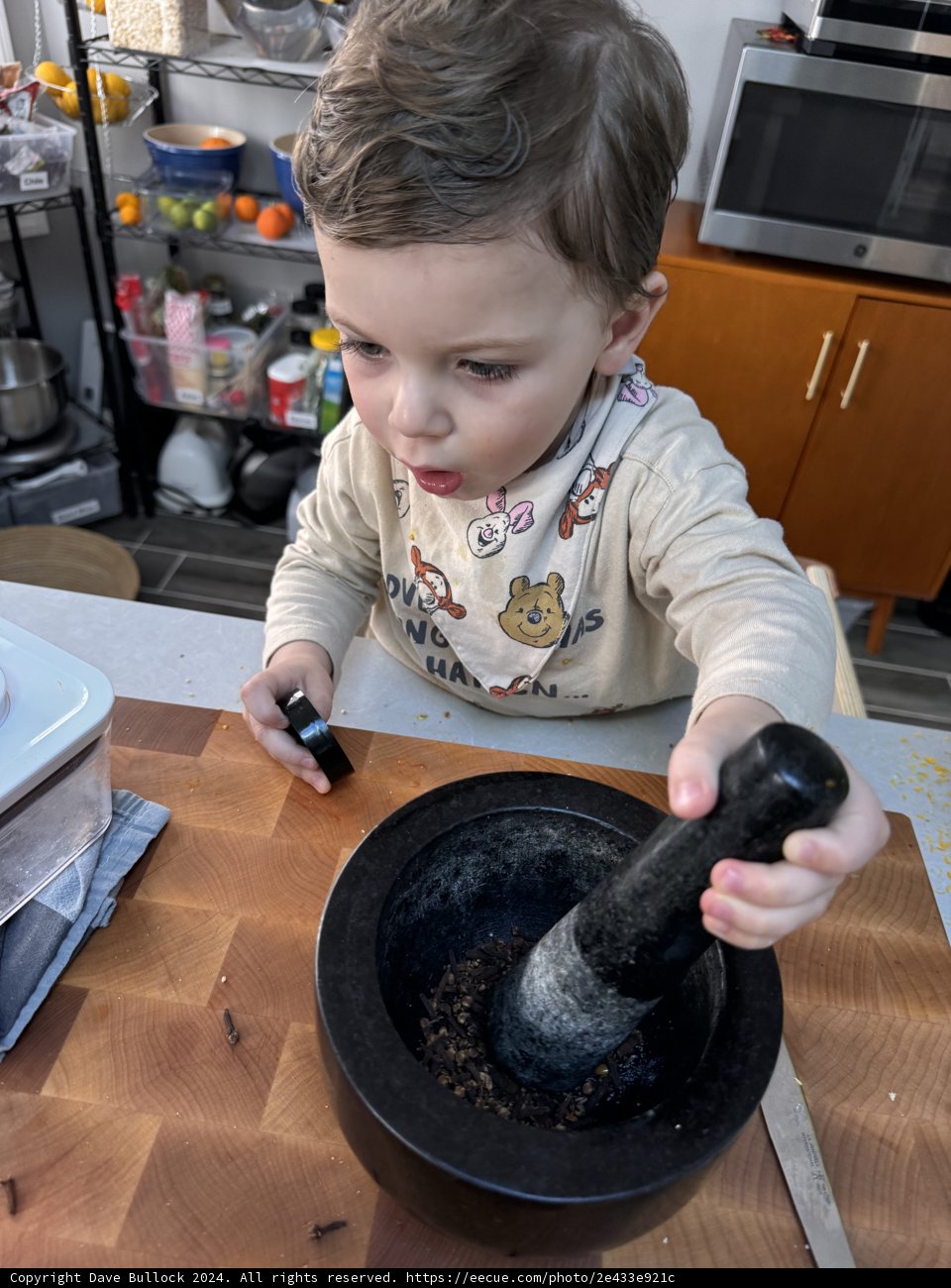 Wesley, the Junior Chef in Action!