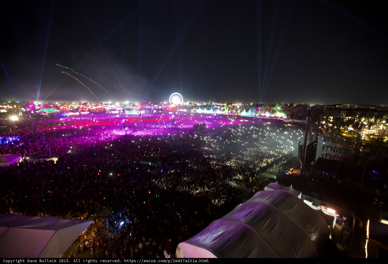Lights and Lasers Light Up the Coachella Sky