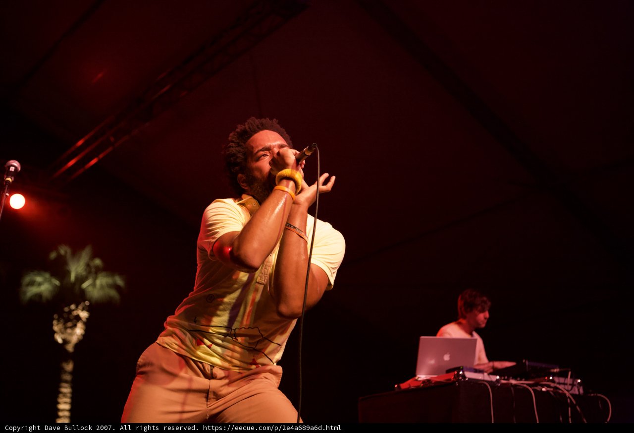 Yellow Shirted Singer in the Spotlight