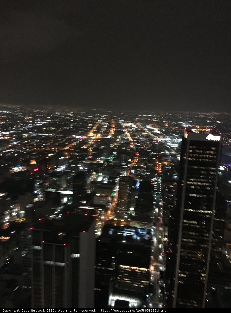 Nightscape from the Top of LA Tower