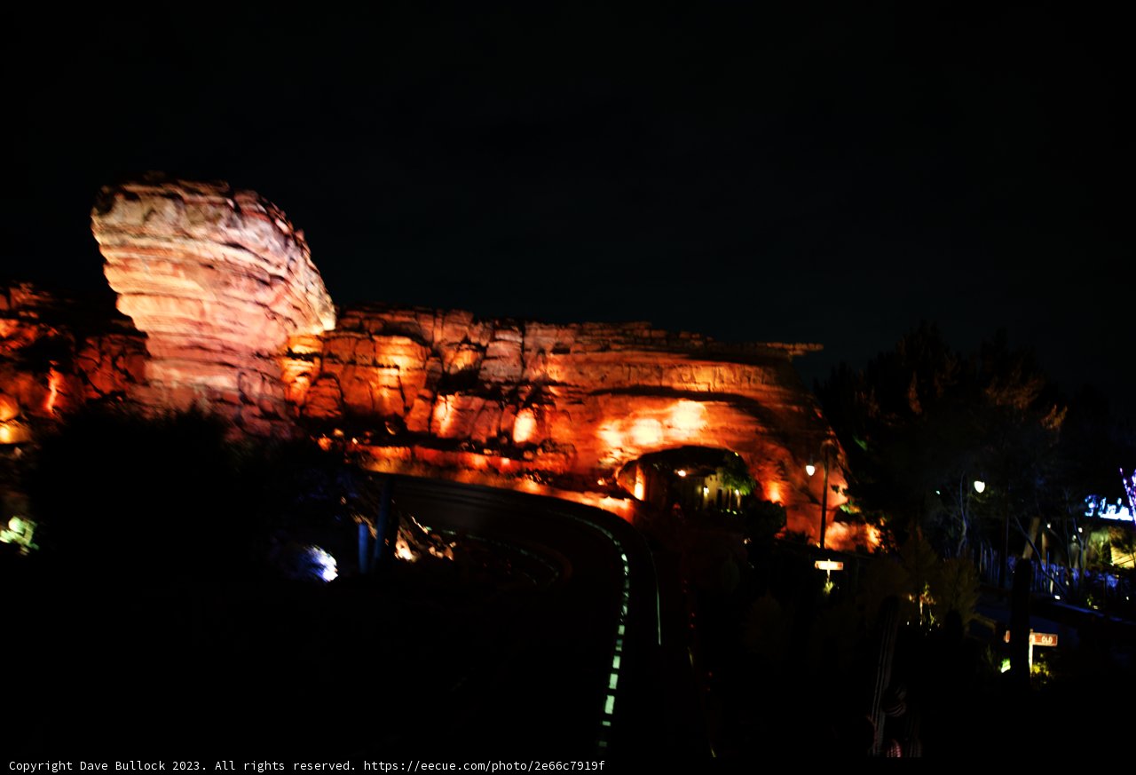 Enchanting Rock Formation at Disneyland