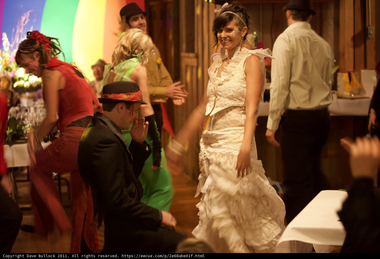 A Joyful Bride on Her Wedding Day