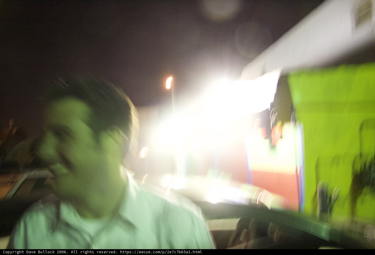 Blurred Night Ride
