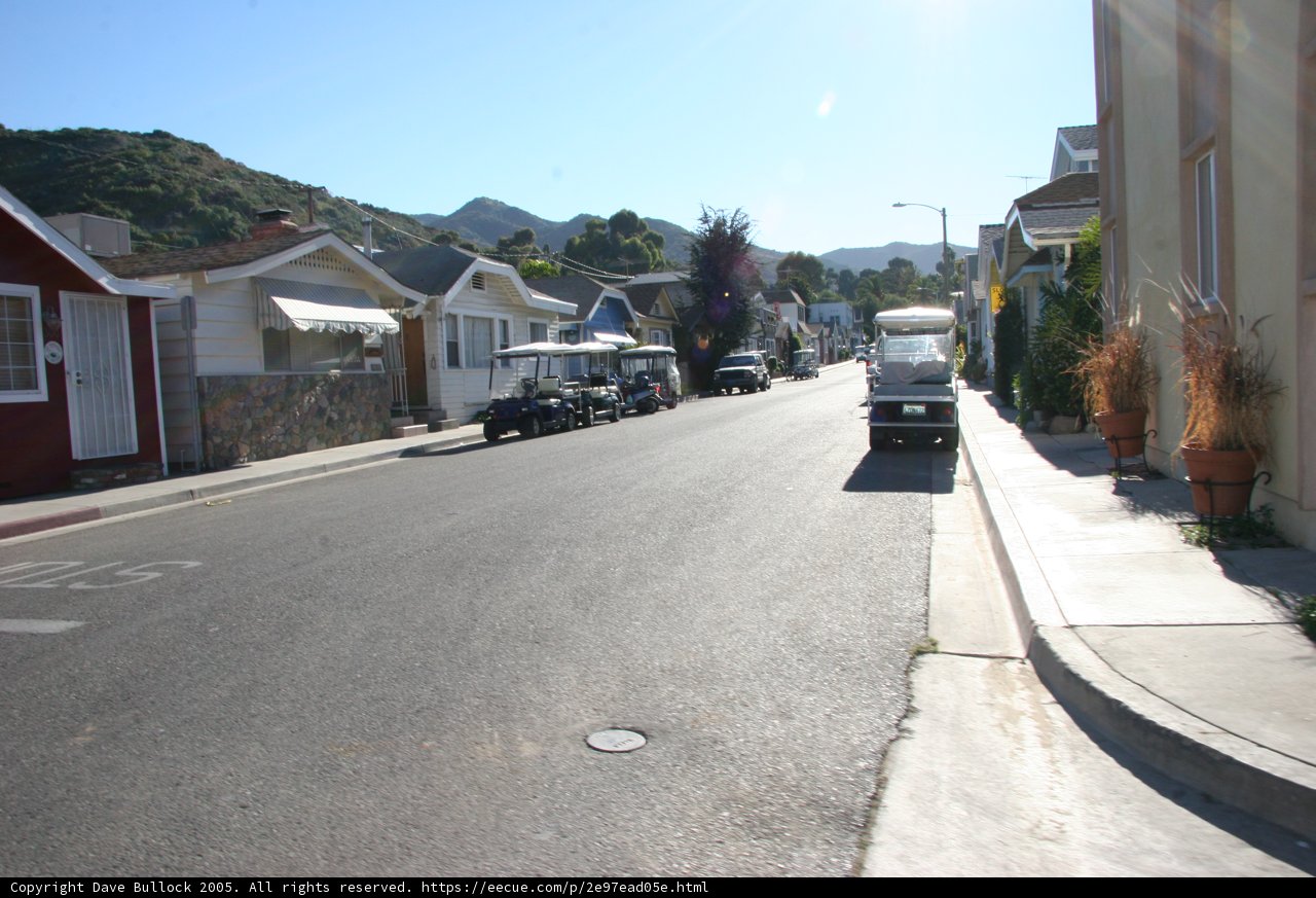 A Peaceful Neighborhood Street