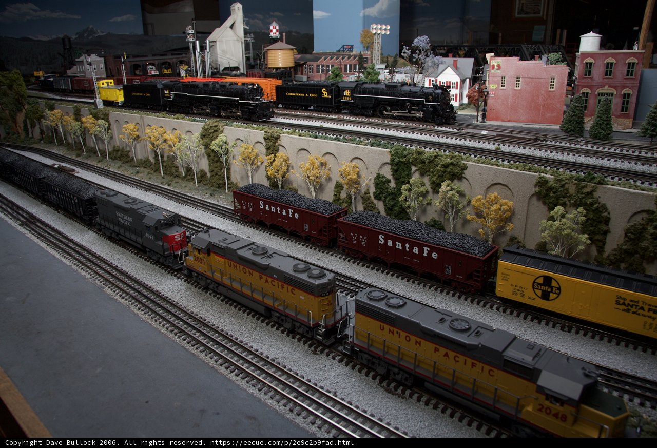 A Miniature World of Trains
