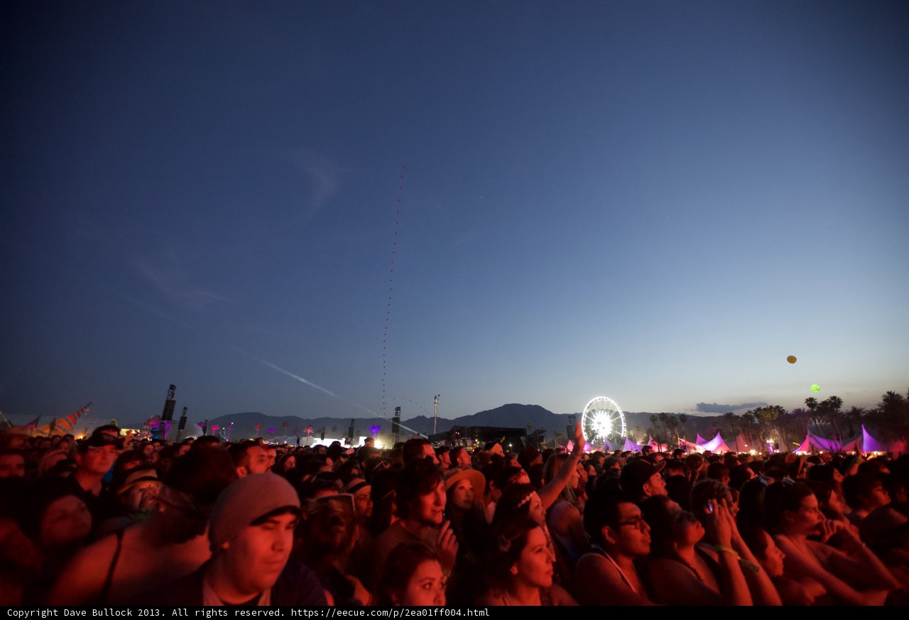Rocking out at Coachella