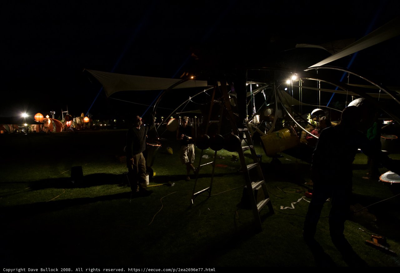 Nighttime Gatherings at Coachella