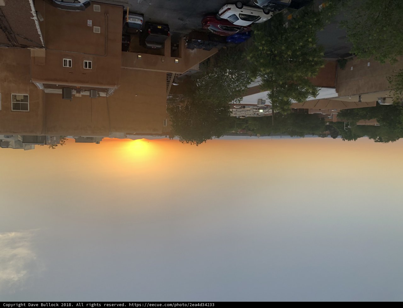 Sunset over the Suburbs