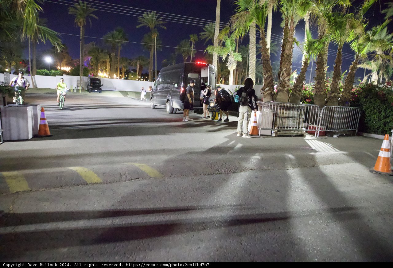 Urban Intersection: Nighttime at Coachella 2024
