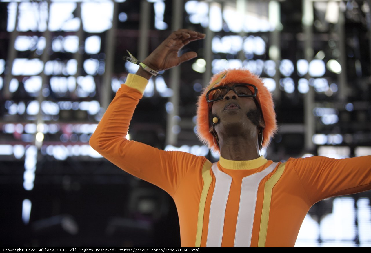 Orange Man Rocks Cochella