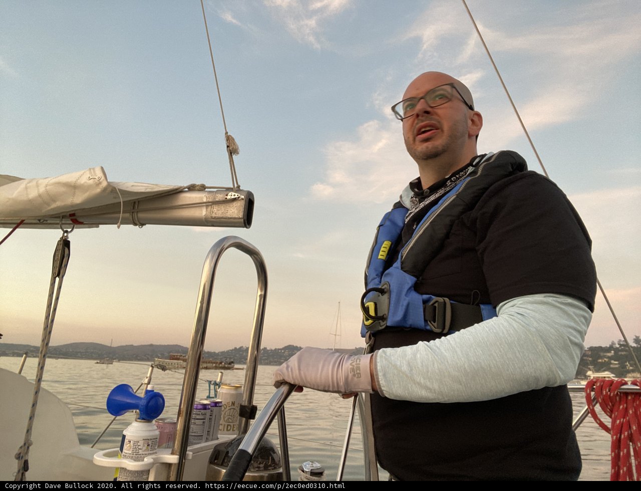 Sailing on Richardson Bay