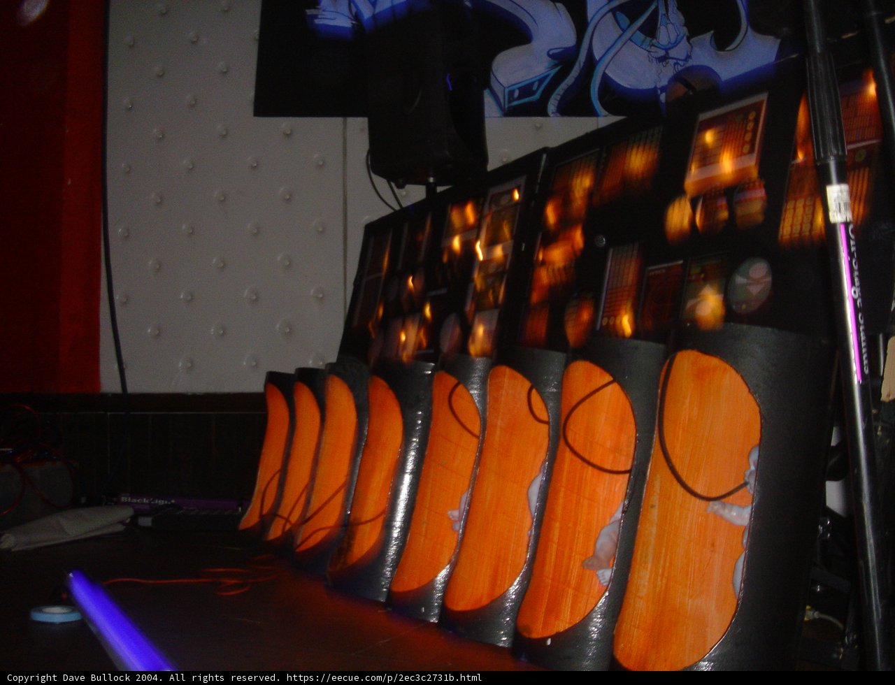 Orange Vases Arranged on a Table