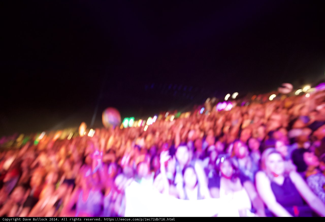 Blurred Nightlife at Coachella 2014