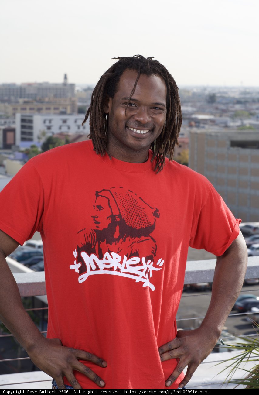 Red Shirted James M in the City