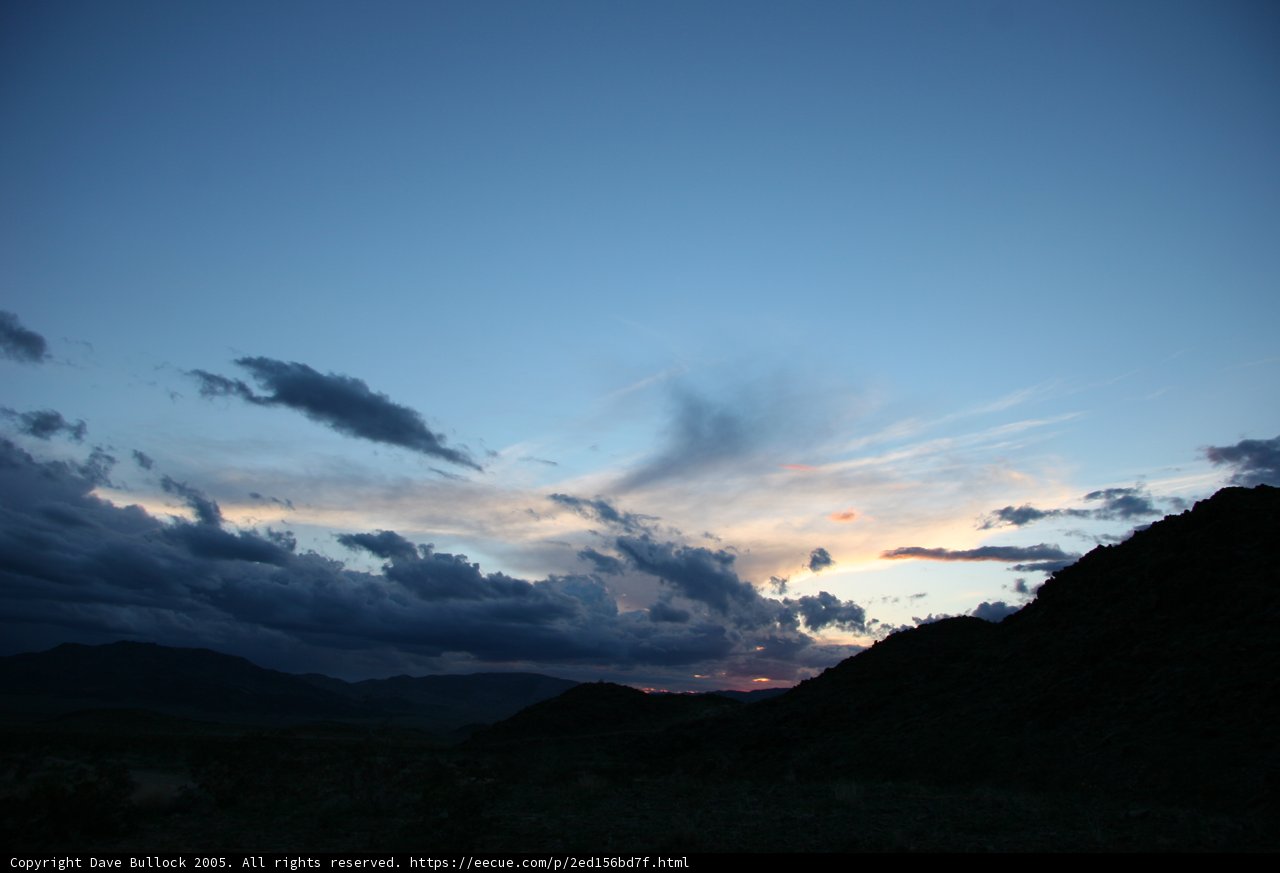 Majestic Sunset Over the Mountains