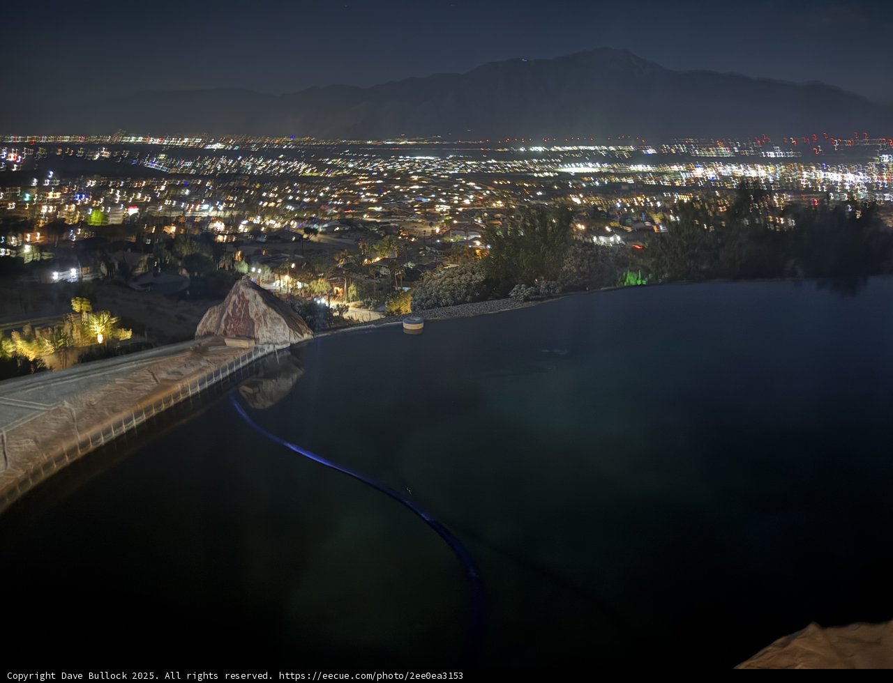 Desert Cityscape at Night