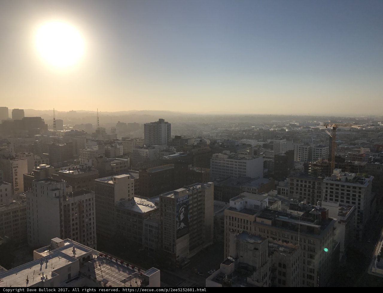 Sunset over the Urban Metropolis