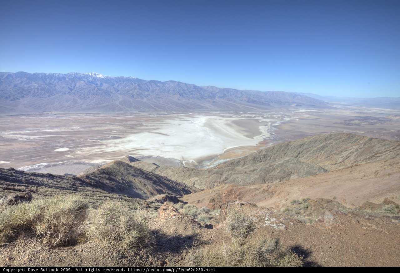 Majestic View of Death Valley Mountains