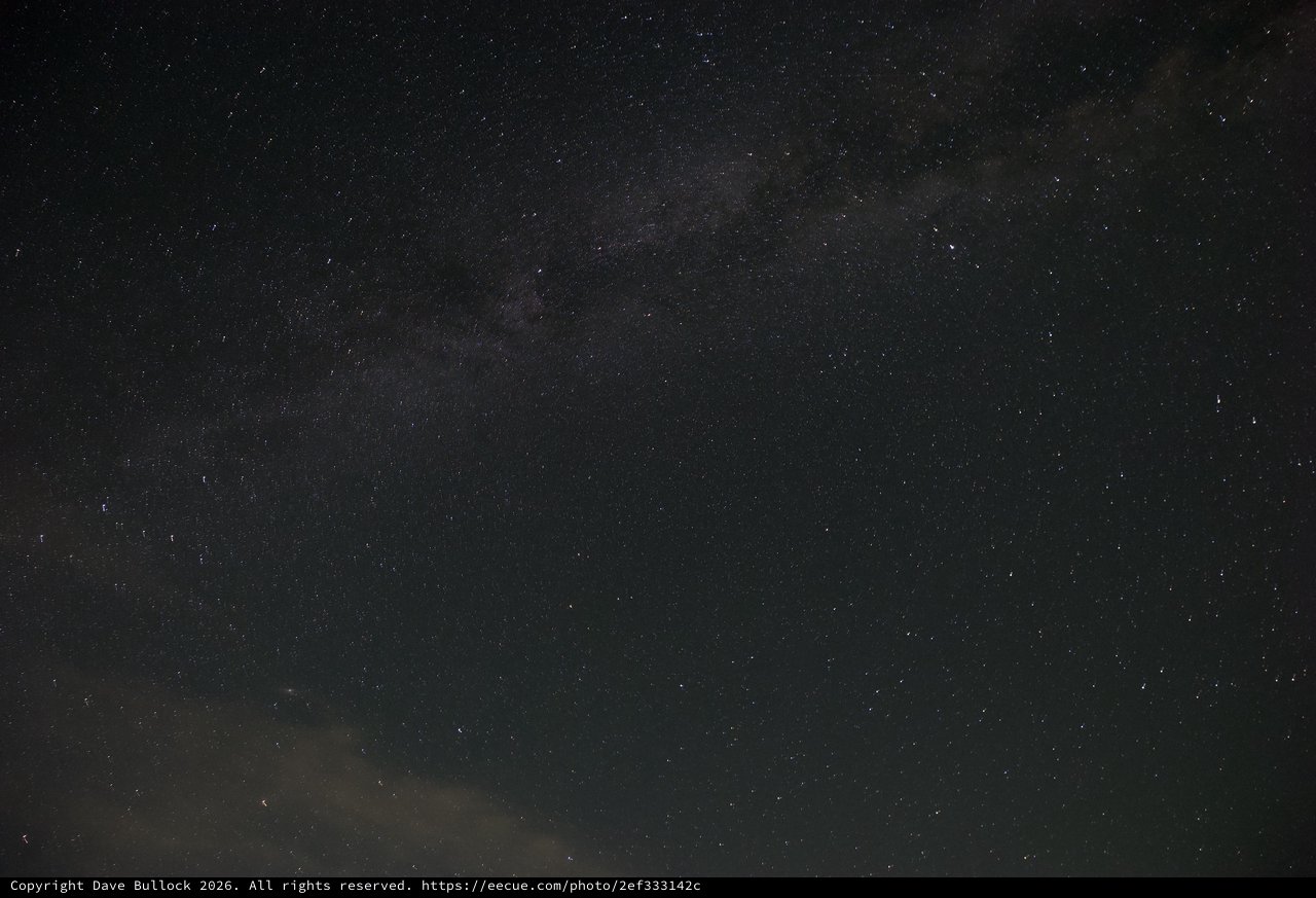 Milky Way Arc Over Lake Tahoe Summer Night