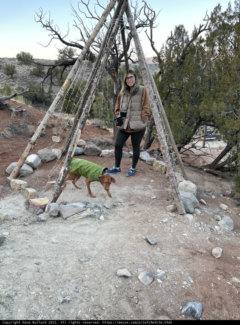 Teepee Adventures with My Furry Companion