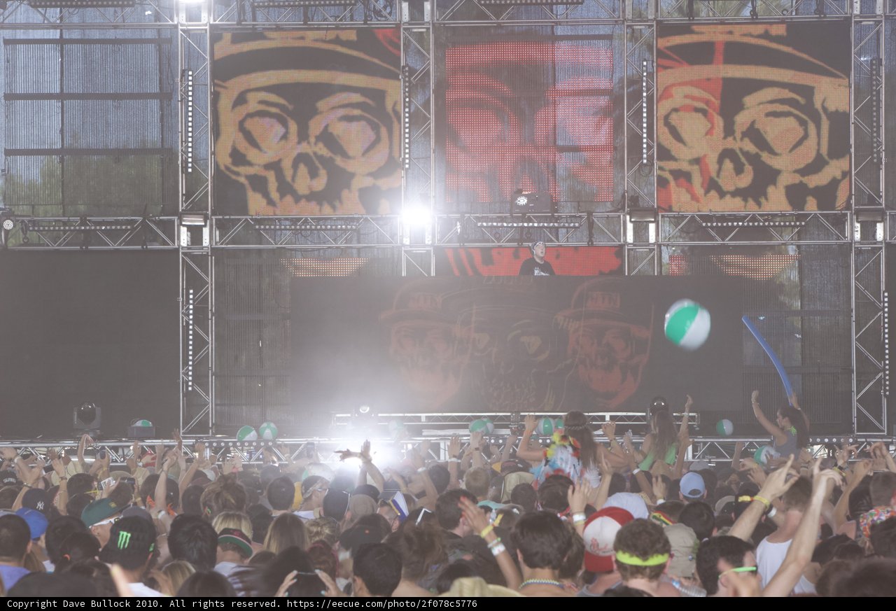 Electric Energies of Coachella's Concert Crowd