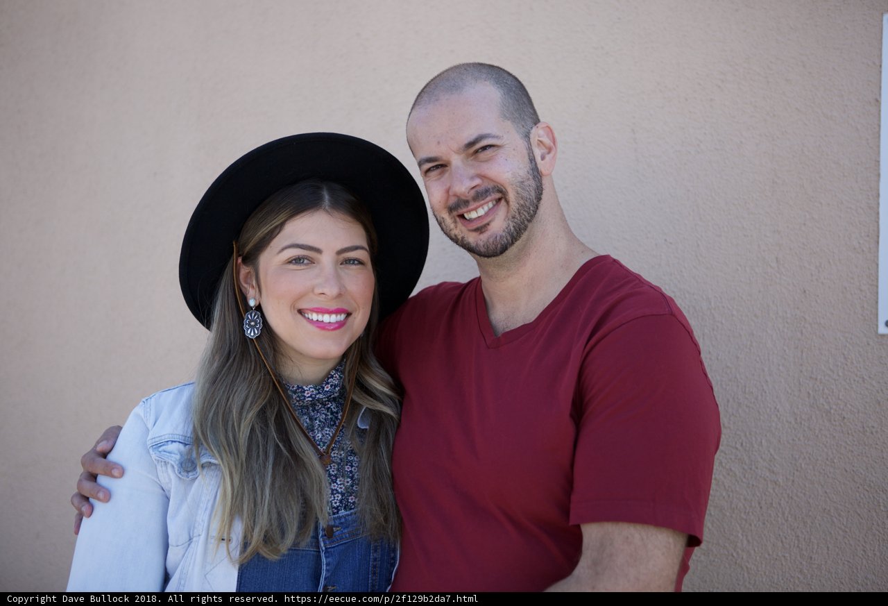 Smiling Couple in Cowboy Hats