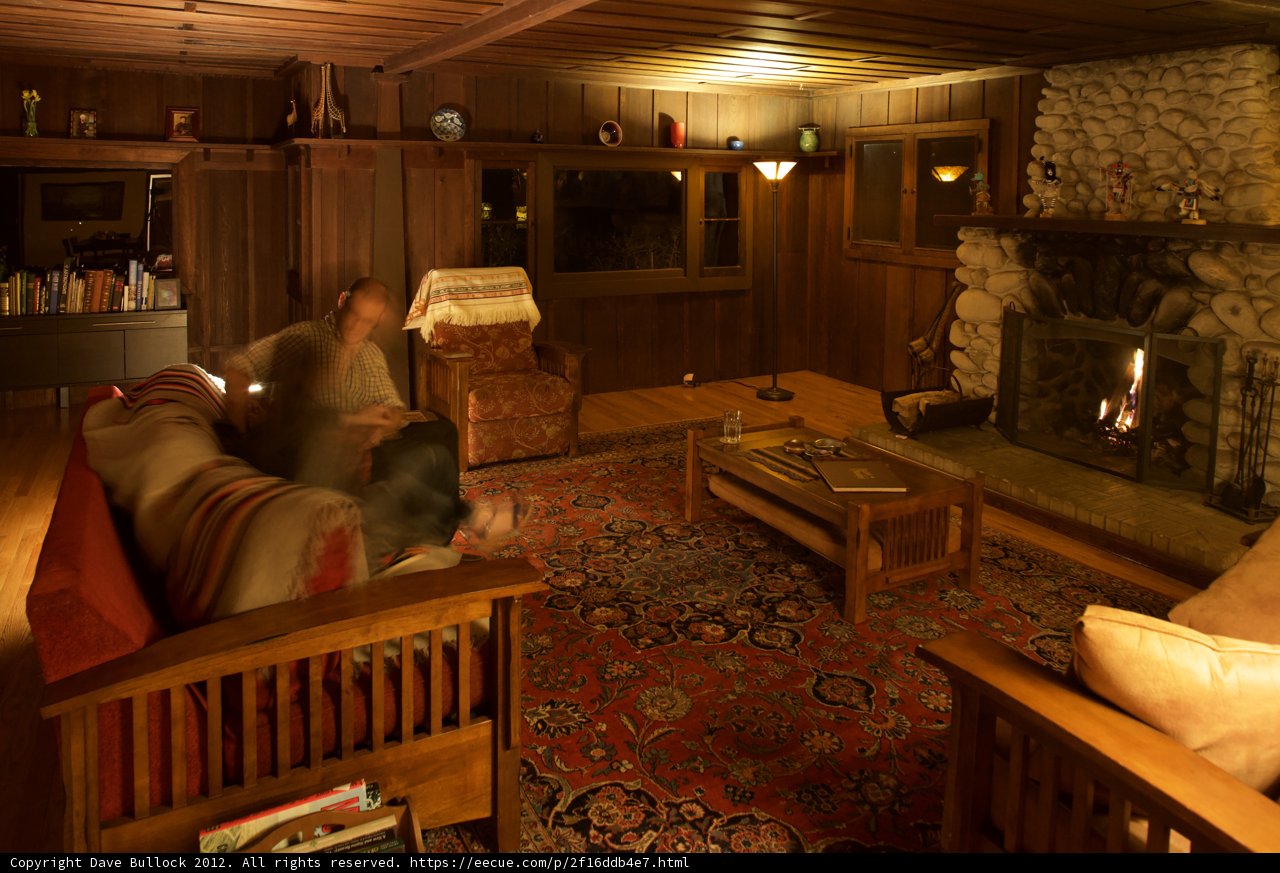 Cozy Living Room with Fireplace and Couch
