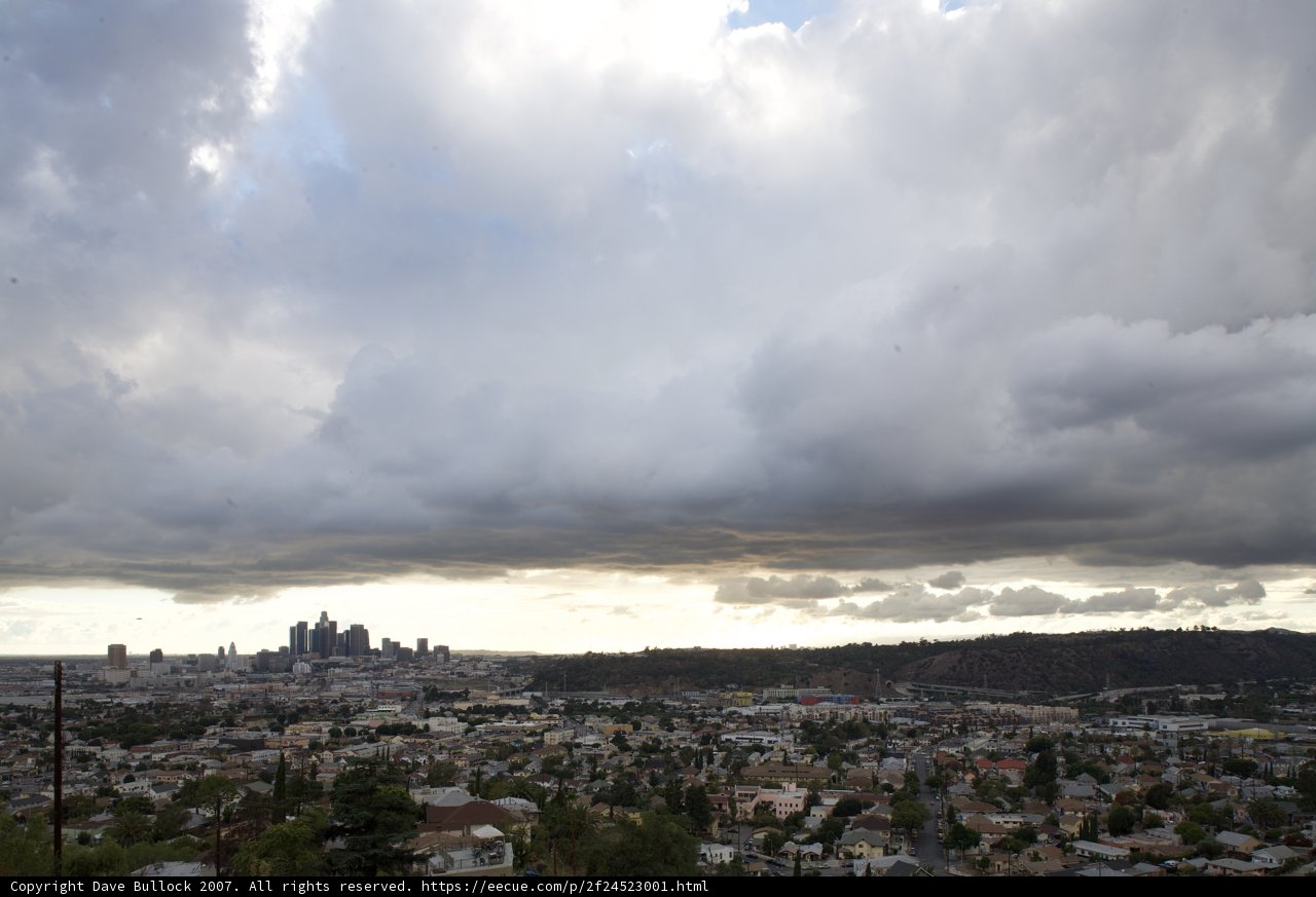 Urban Scenery under a Cloudy Sky