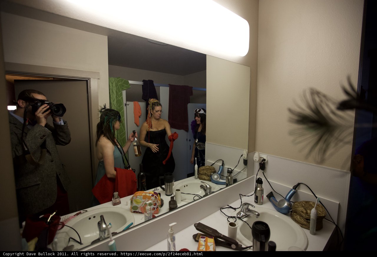 Wedding Bathroom Selfie