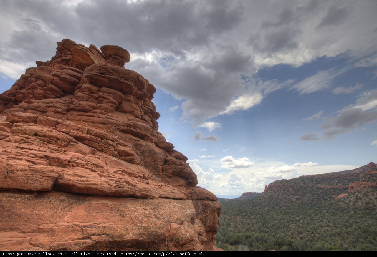 Majestic Rock Formation in Sedona