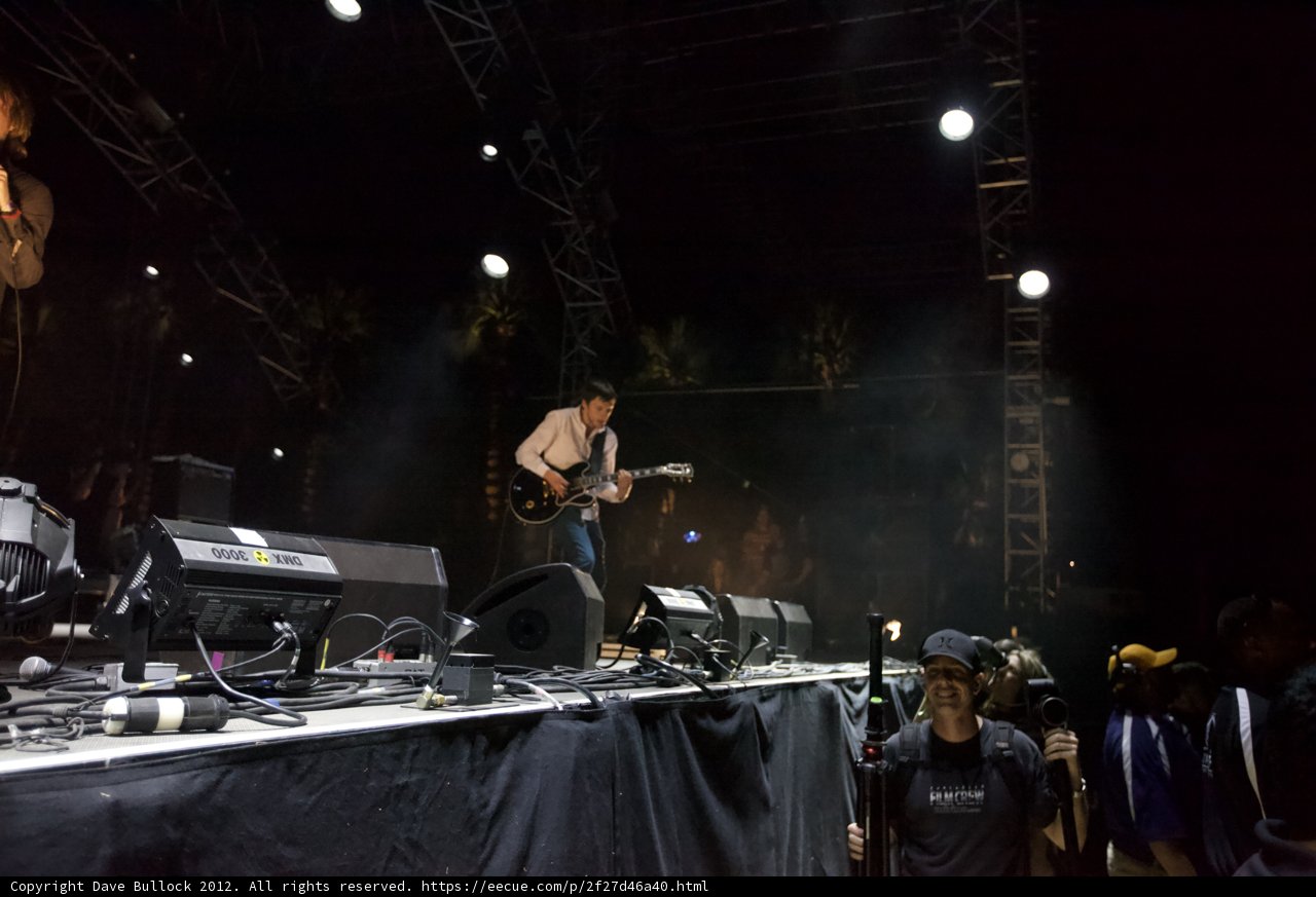 Man Performing at Coachella Concert