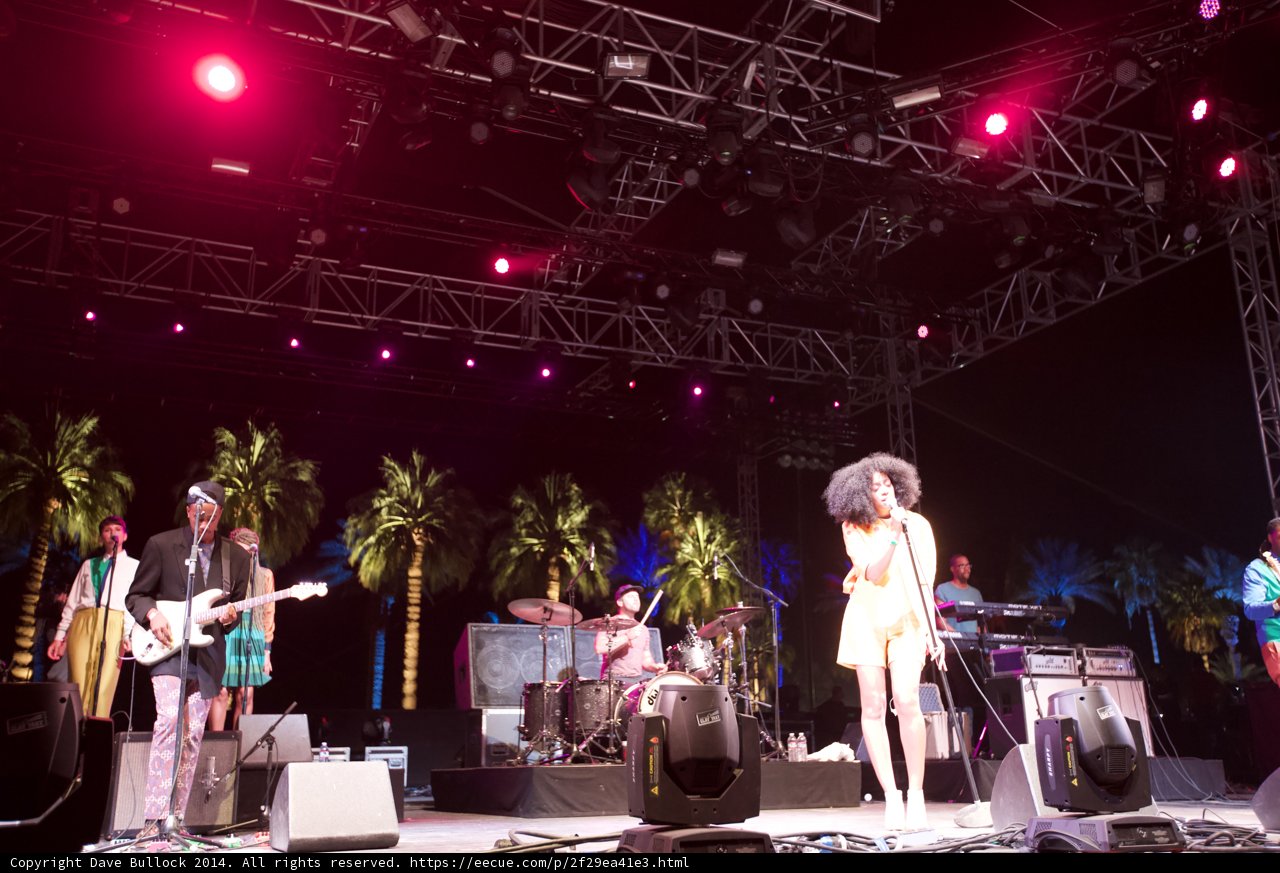 Solange rocks the Coachella stage with her band