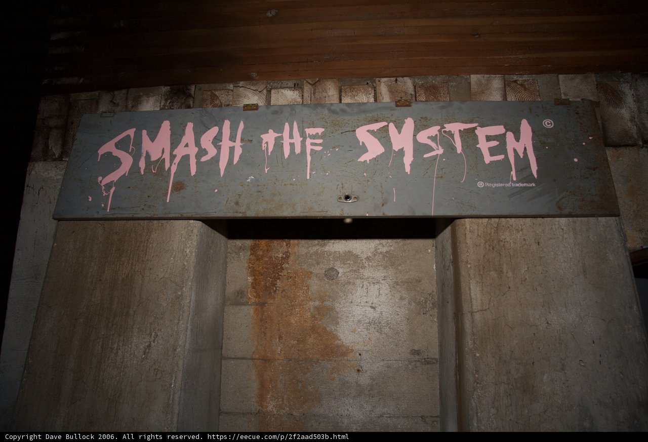 Smash the System Sign