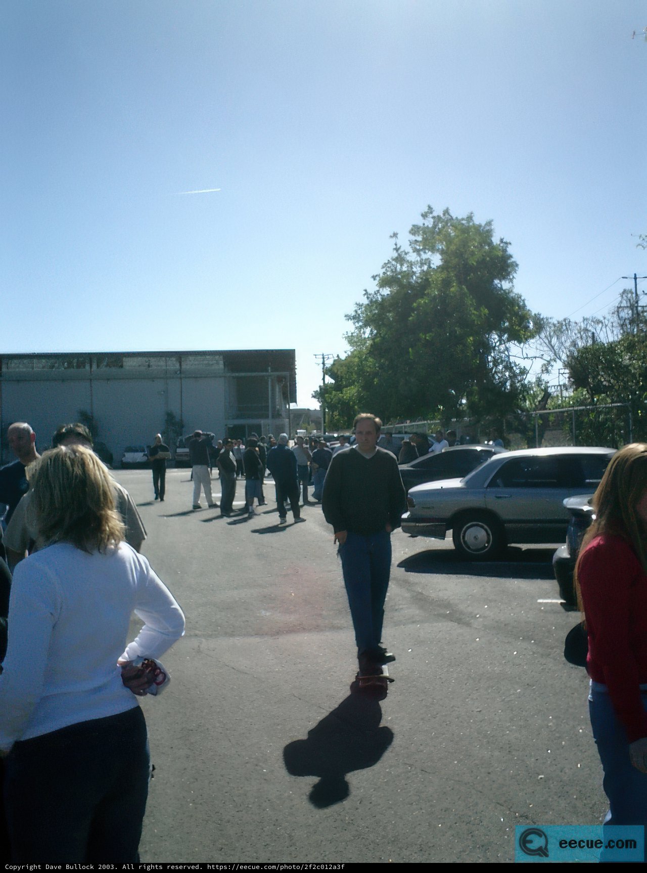 A Crowd in the Parking Lot