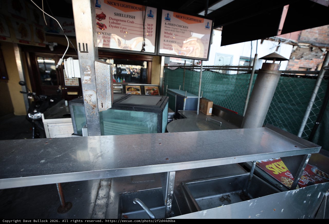Abandoned Food Stand at Nick's Lighthouse Restaurant