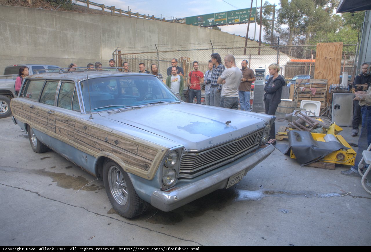 Vintage Station Wagon with Wood Paneling