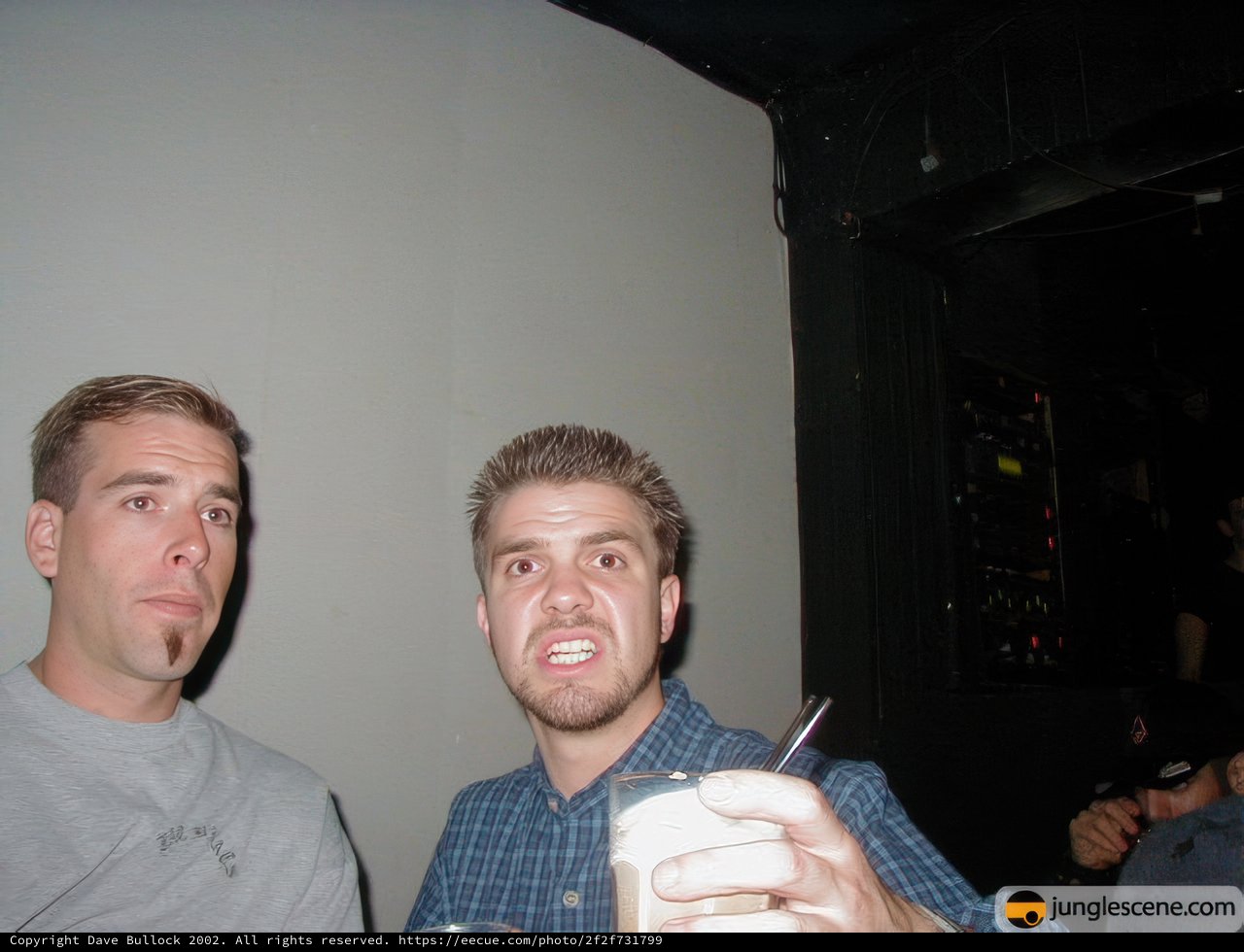 Two Men Having Fun at a Party