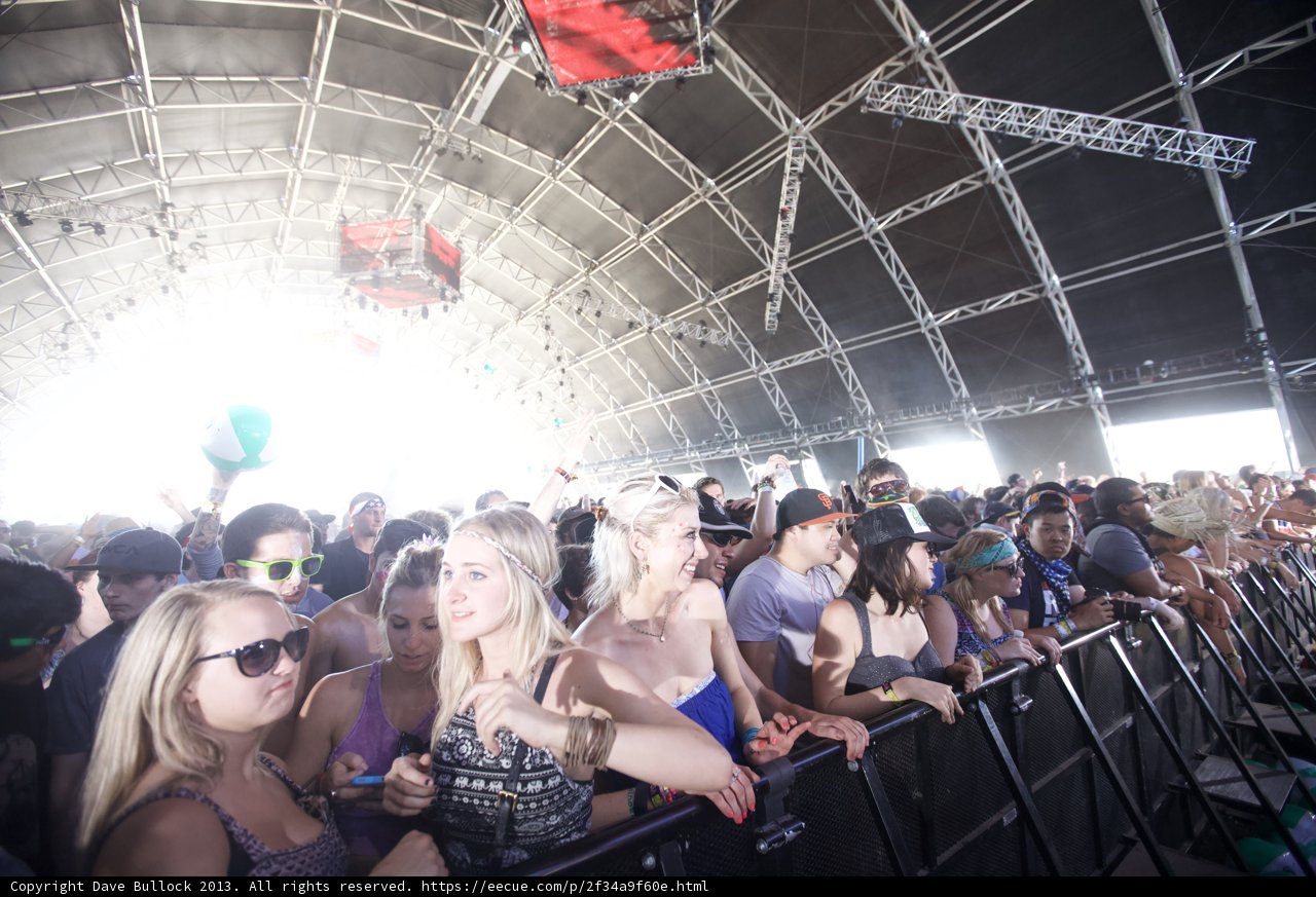 Urban Crowd at Coachella Music Festival