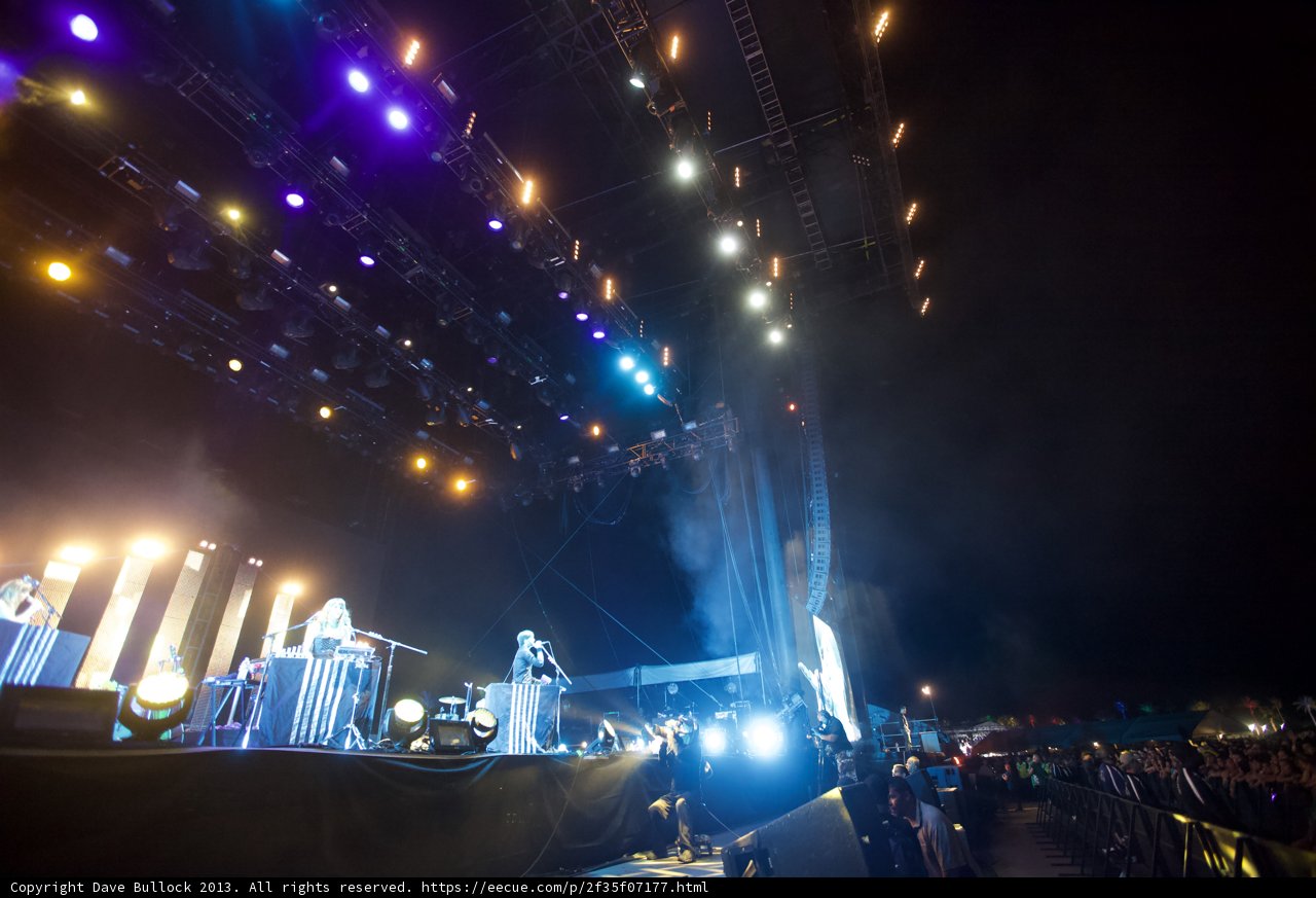 Lights and Crowds at Coachella