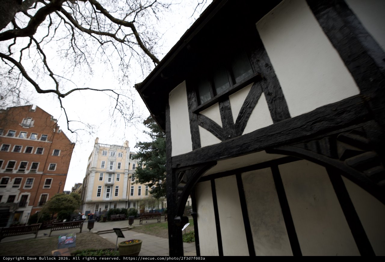 Tudor-Style Architecture in London Square