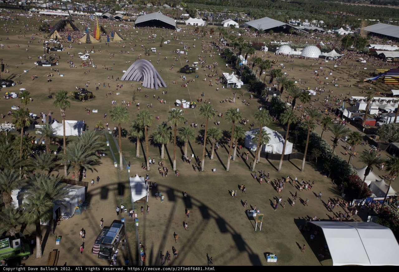 A Sea of People at Coachella Festival