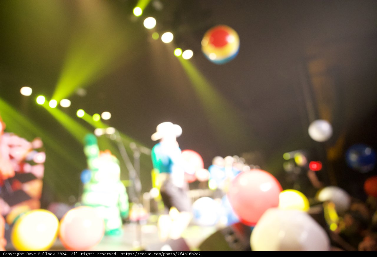 Vibrant Blur: A Night of Euphoria at Coachella 2024